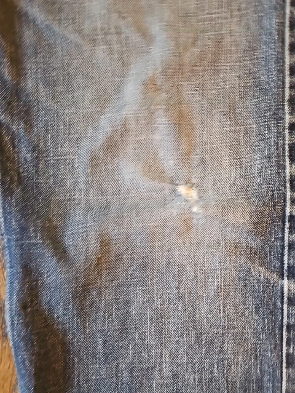 Levi's 559 Relaxed Straight Fir Distressed Blue Jeans